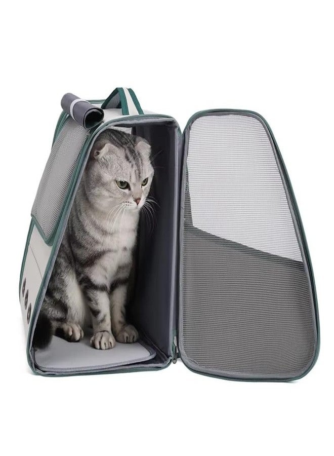 Schmick Pet Carrier Backpack for Cats & Dogs - Foldable Travel Bag for Pets | Portable Pet House | Comfortable & Breathable (Turquoise) - Image 3